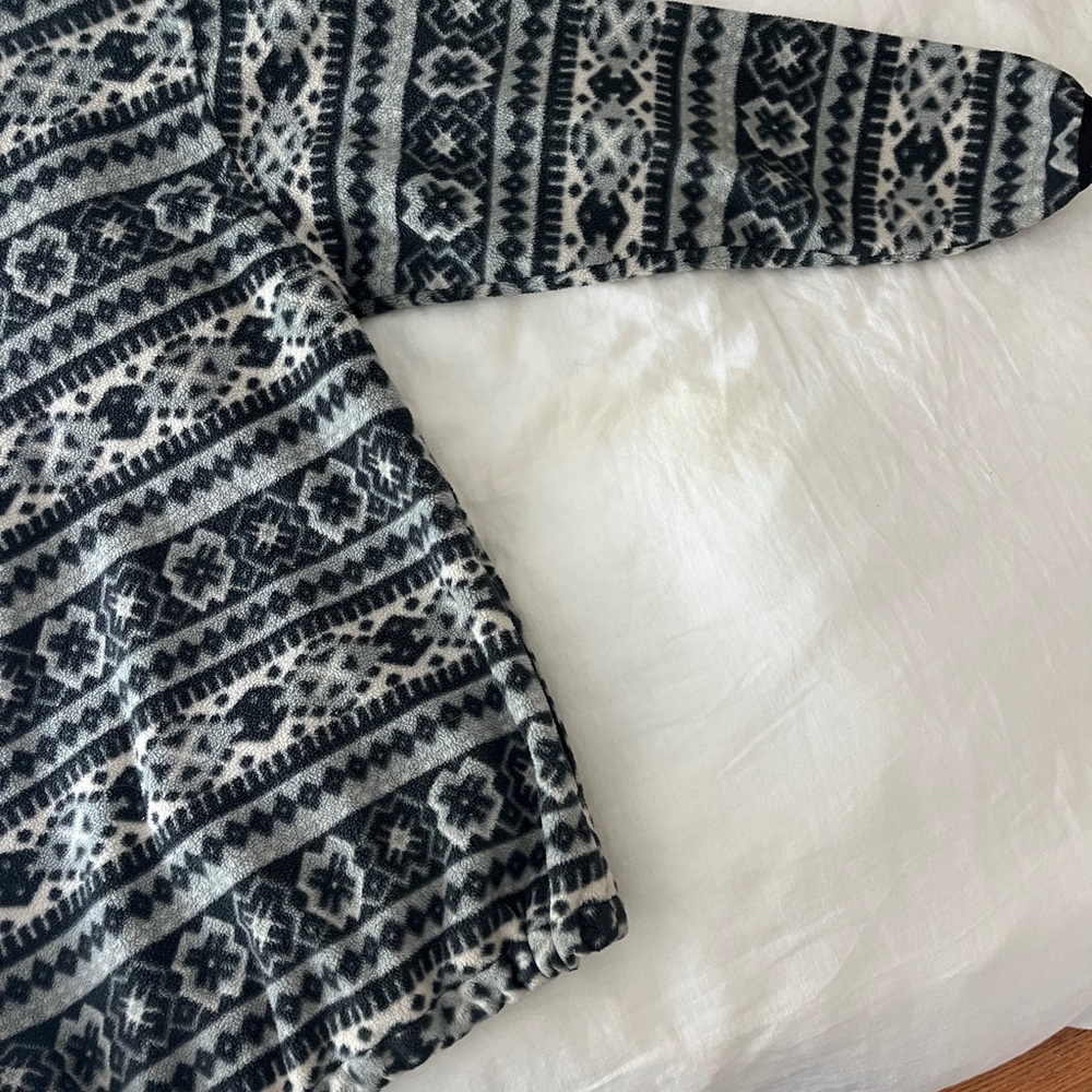 Vintage L.L. Bean patterned fleece - Picture 7 of 10